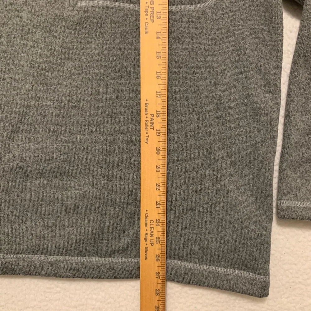 The North Face Gordon Lyons 1/4 Zip Fleece Pullover Mens XL Sweater Knit Gray